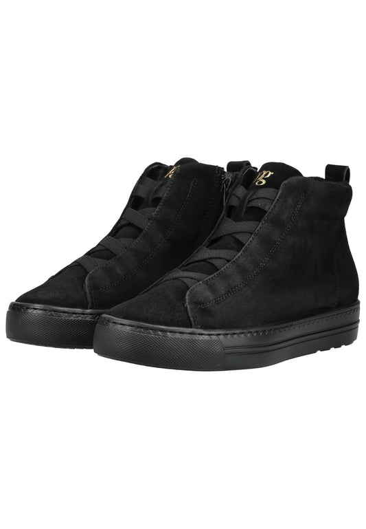 Paul Green Sneaker Veloursleder Schwarz