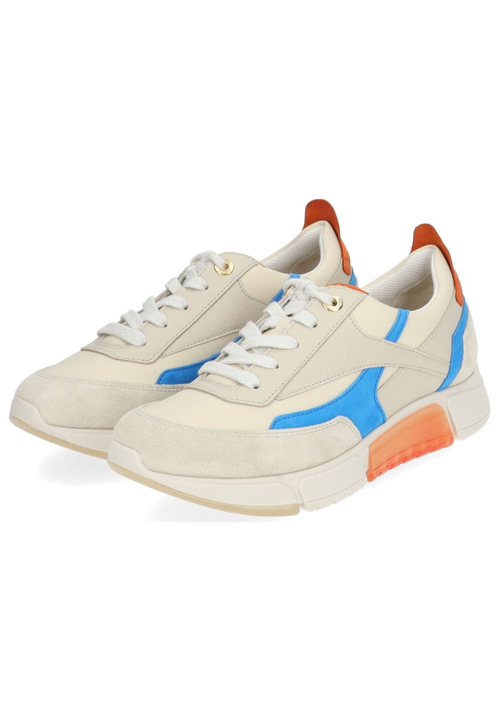 Paul Green Sneaker Veloursleder/Textil Beige/Blau