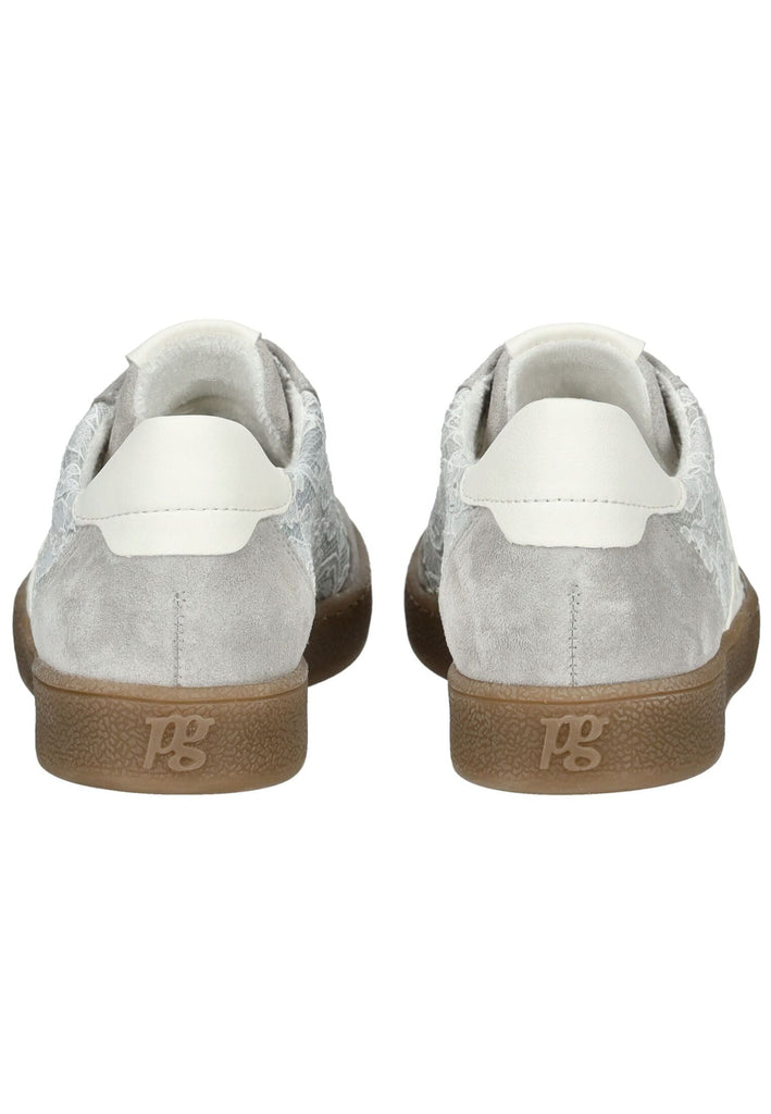 Paul Green Sneaker Veloursleder/Textil Grau/Weiß