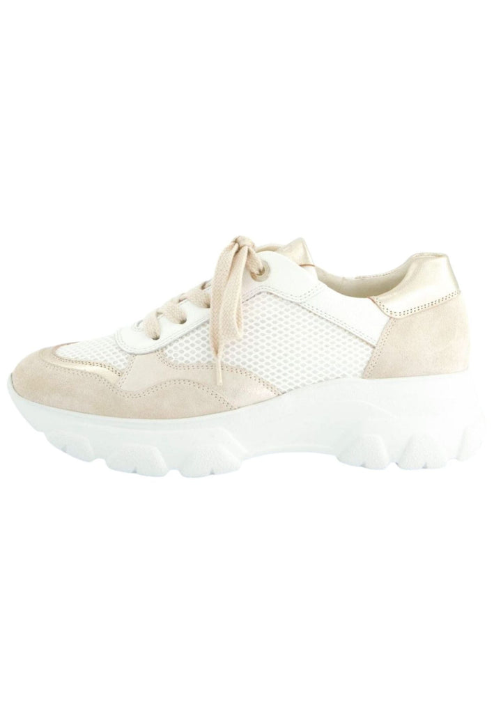 Paul Green Sneaker Veloursleder/Textil Weiß Kombi