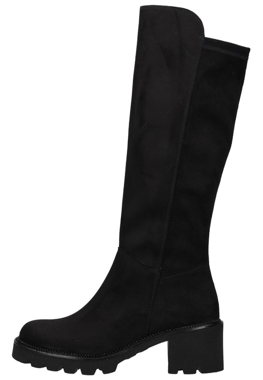 Paul Green Stiefel Leder Schwarz