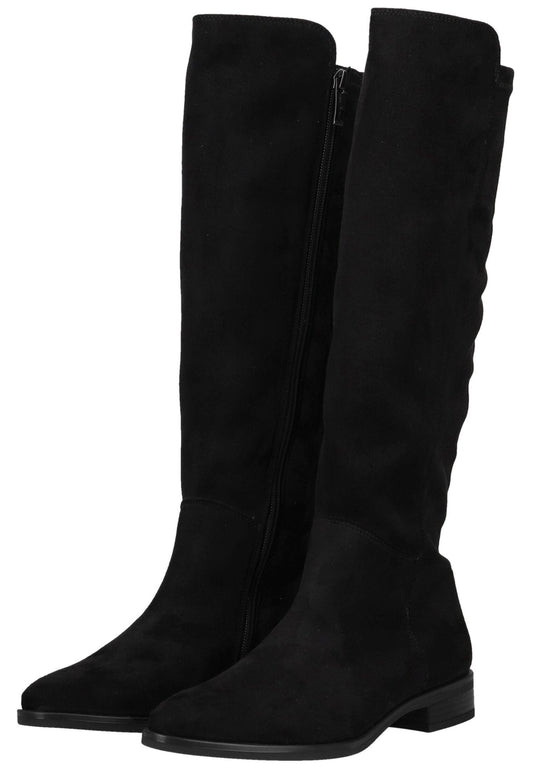 Paul Green Stiefel Lederimitat Schwarz