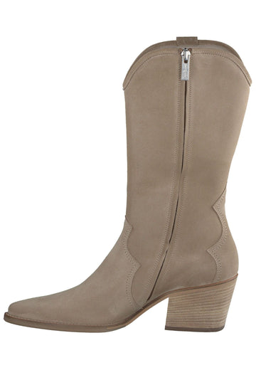 Stiefel Paul Green Stiefel Veloursleder Beige