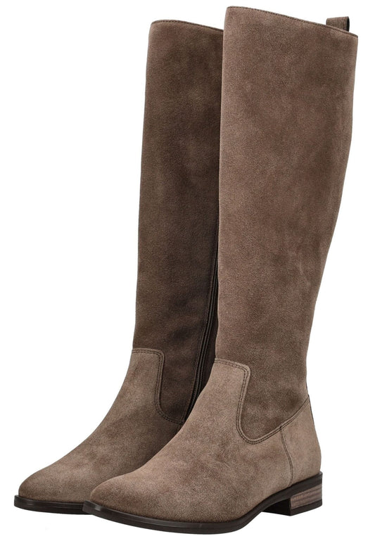 Paul Green Stiefel Veloursleder Braun