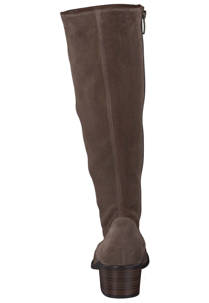 Paul Green Stiefel Veloursleder Braun/Grau