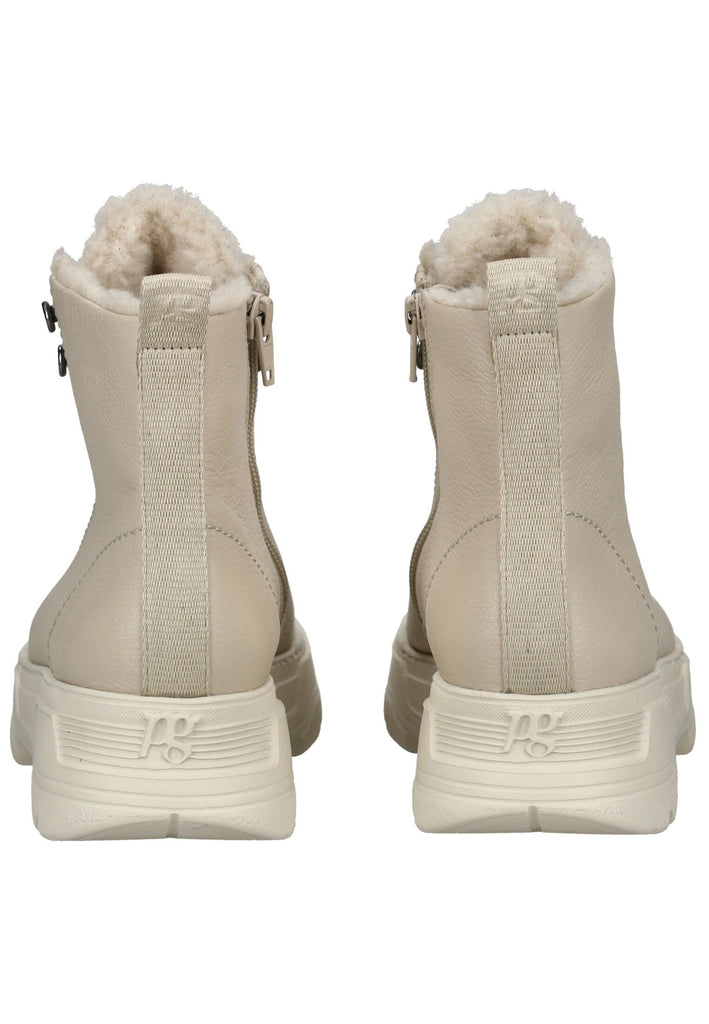 Paul Green Stiefelette Glattleder Beige Warmfutter