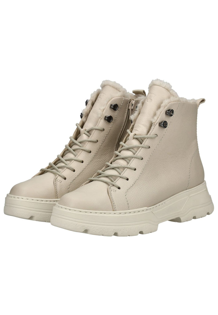 Paul Green Stiefelette Glattleder Beige Warmfutter