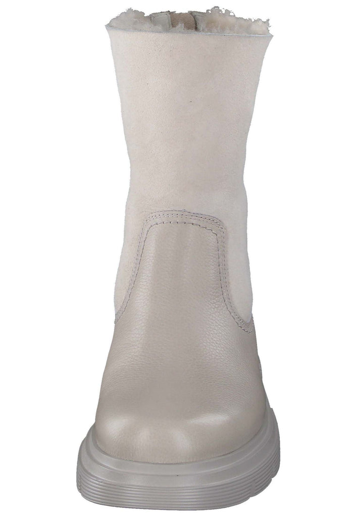 Paul Green Stiefelette Glattleder Beige Warmfutter