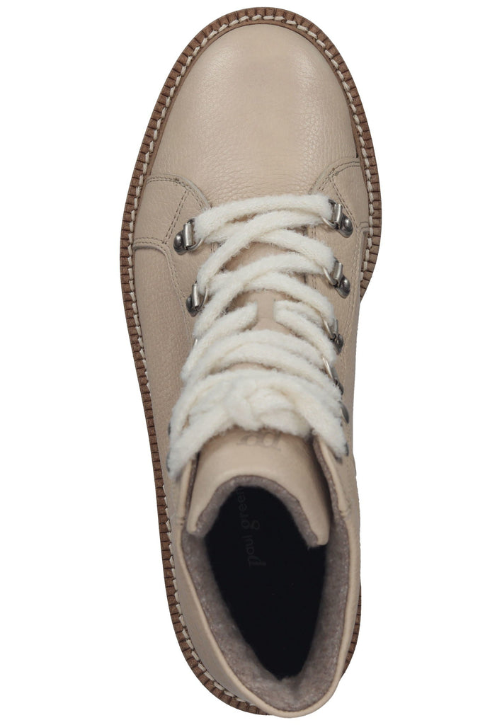 Paul Green Stiefelette Glattleder Beige Warmfutter