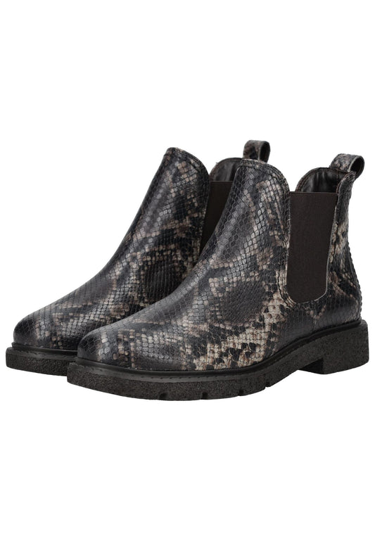 Paul Green Stiefelette Glattleder Braun