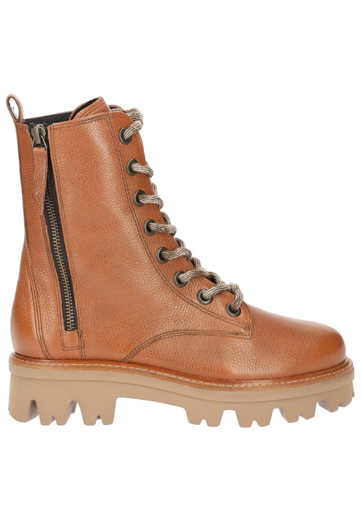 Paul Green Stiefelette Glattleder Cognac