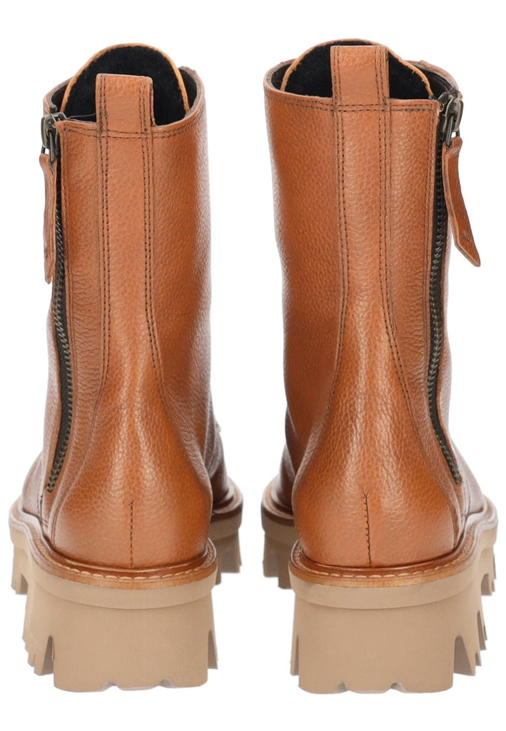 Paul Green Stiefelette Glattleder Cognac