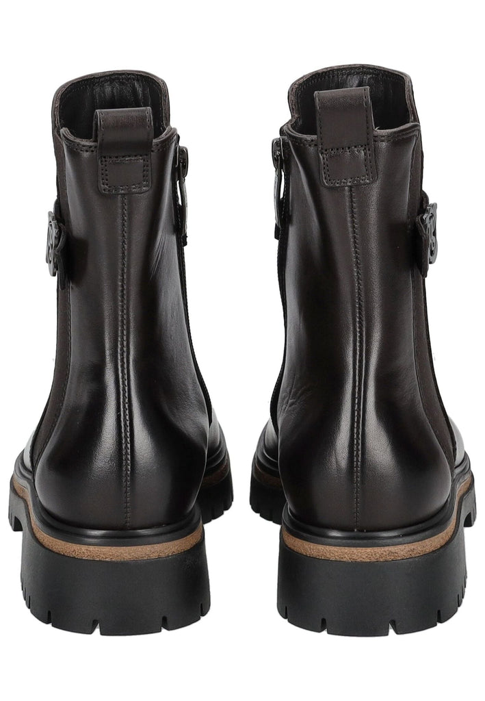 Paul Green Stiefelette Glattleder Dunkelbraun