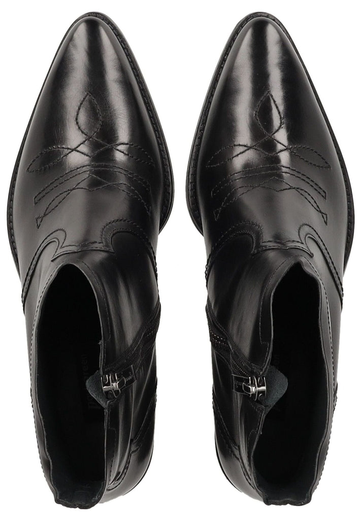 Paul Green Stiefelette Glattleder Schwarz