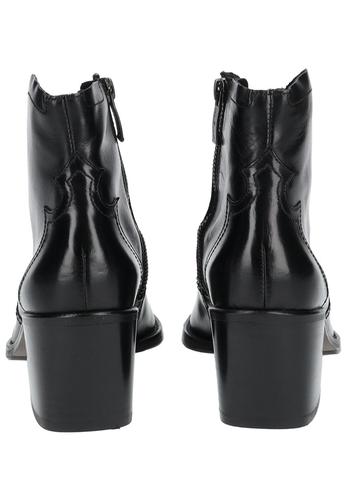 Paul Green Stiefelette Glattleder Schwarz