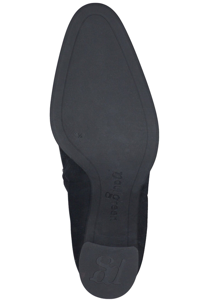 Paul Green Stiefelette Glattleder Schwarz