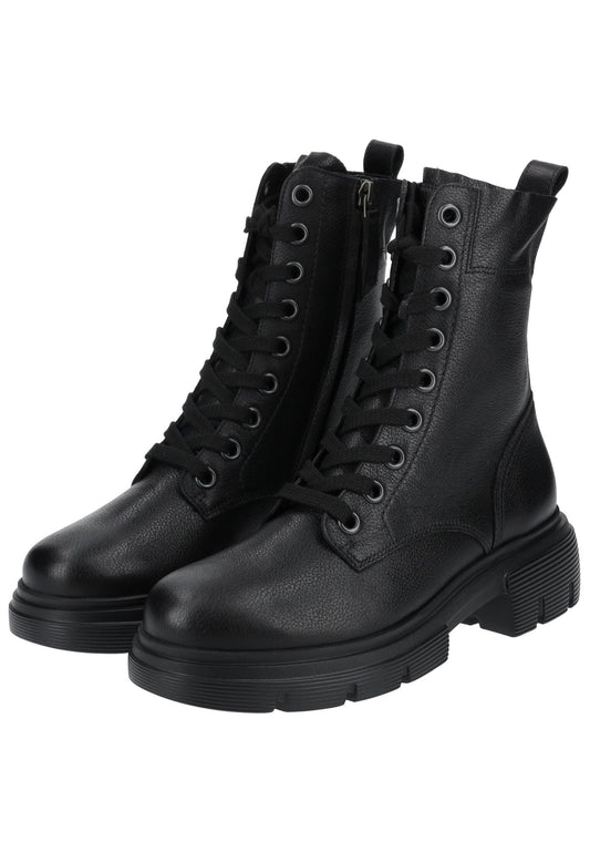 Paul Green Stiefelette Glattleder Schwarz