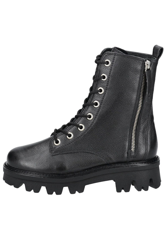 Paul Green Stiefelette Glattleder Schwarz
