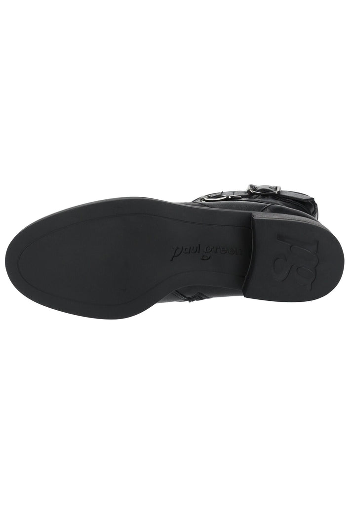 Paul Green Stiefelette Glattleder Schwarz