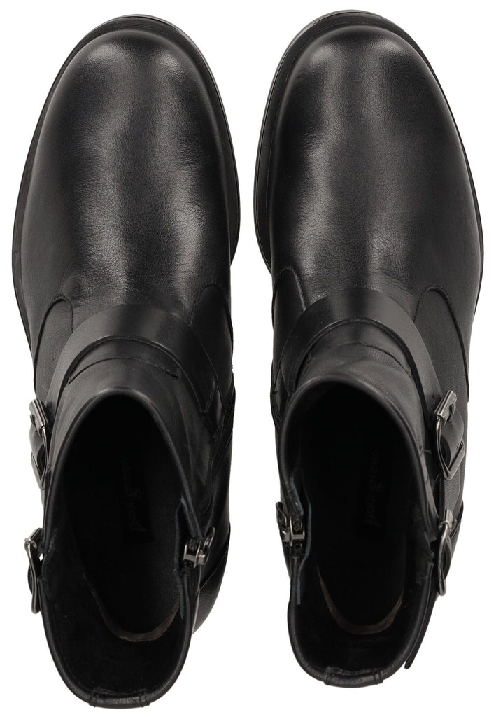 Paul Green Stiefelette Glattleder Schwarz
