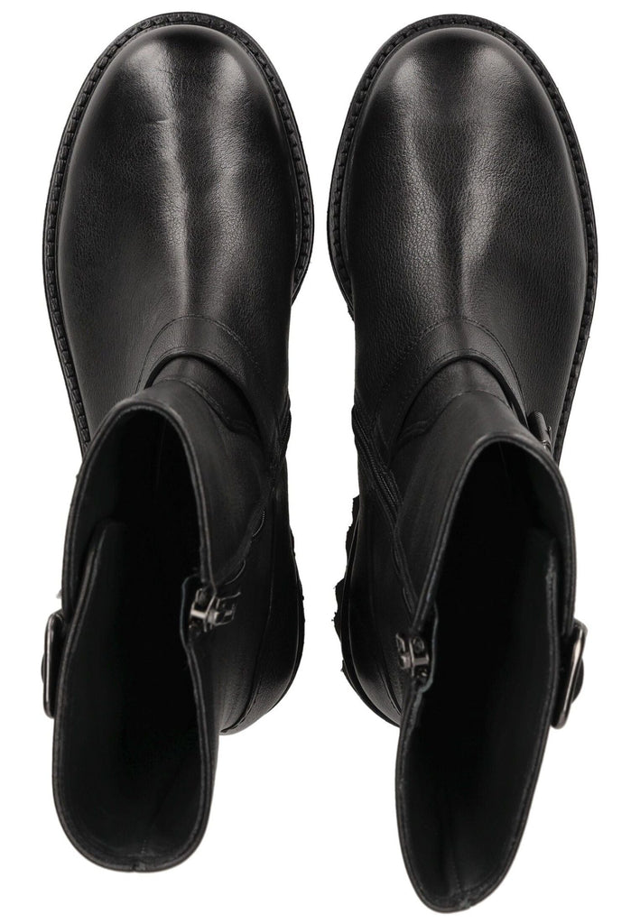 Paul Green Stiefelette Glattleder Schwarz