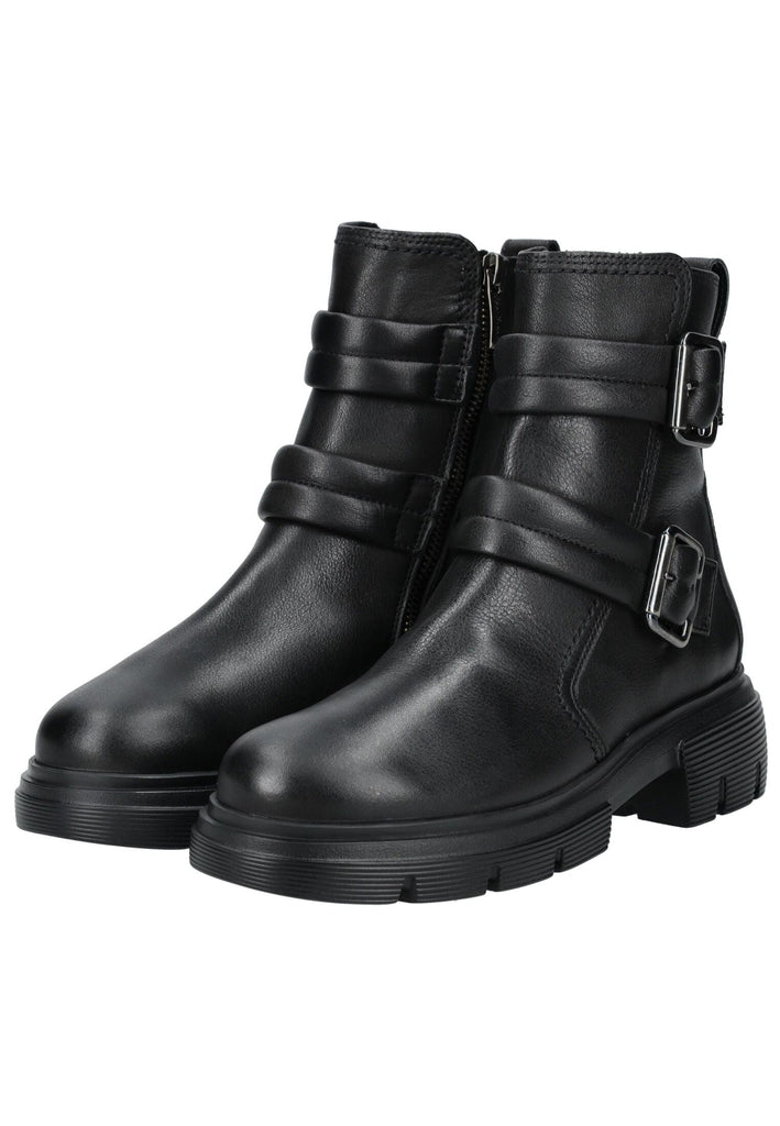 Paul Green Stiefelette Glattleder Schwarz