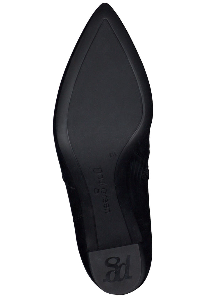 Paul Green Stiefelette Glattleder Schwarz