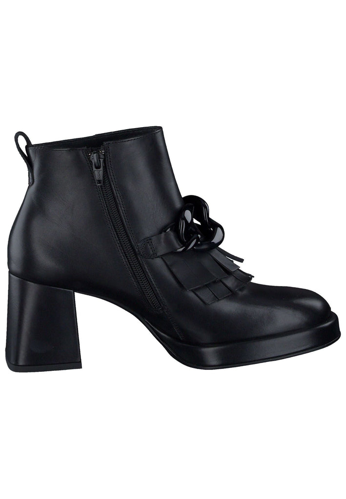 Paul Green Stiefelette Glattleder Schwarz