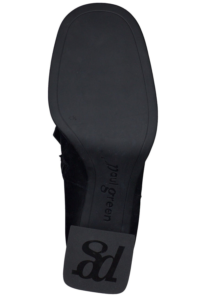 Paul Green Stiefelette Glattleder Schwarz