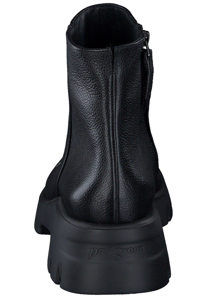 Paul Green Stiefelette Glattleder Schwarz