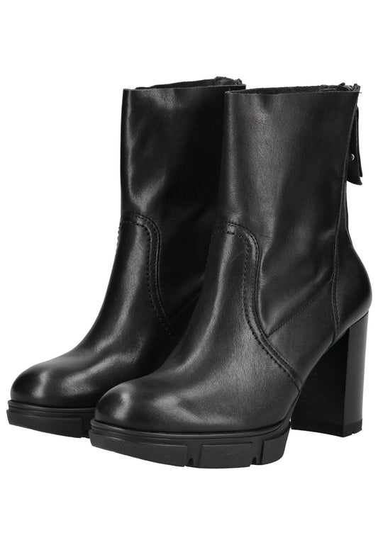 Paul Green Stiefelette Glattleder Schwarz