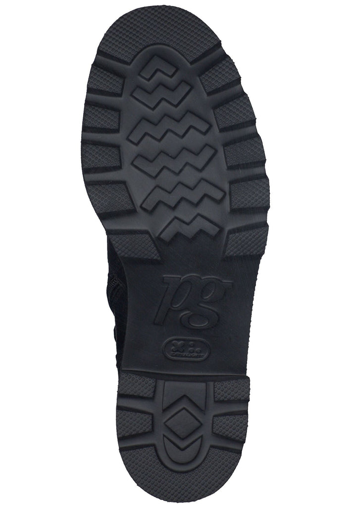 Paul Green Stiefelette Glattleder Schwarz Warmfutter