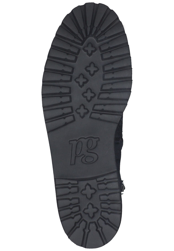 Paul Green Stiefelette Glattleder Schwarz Warmfutter