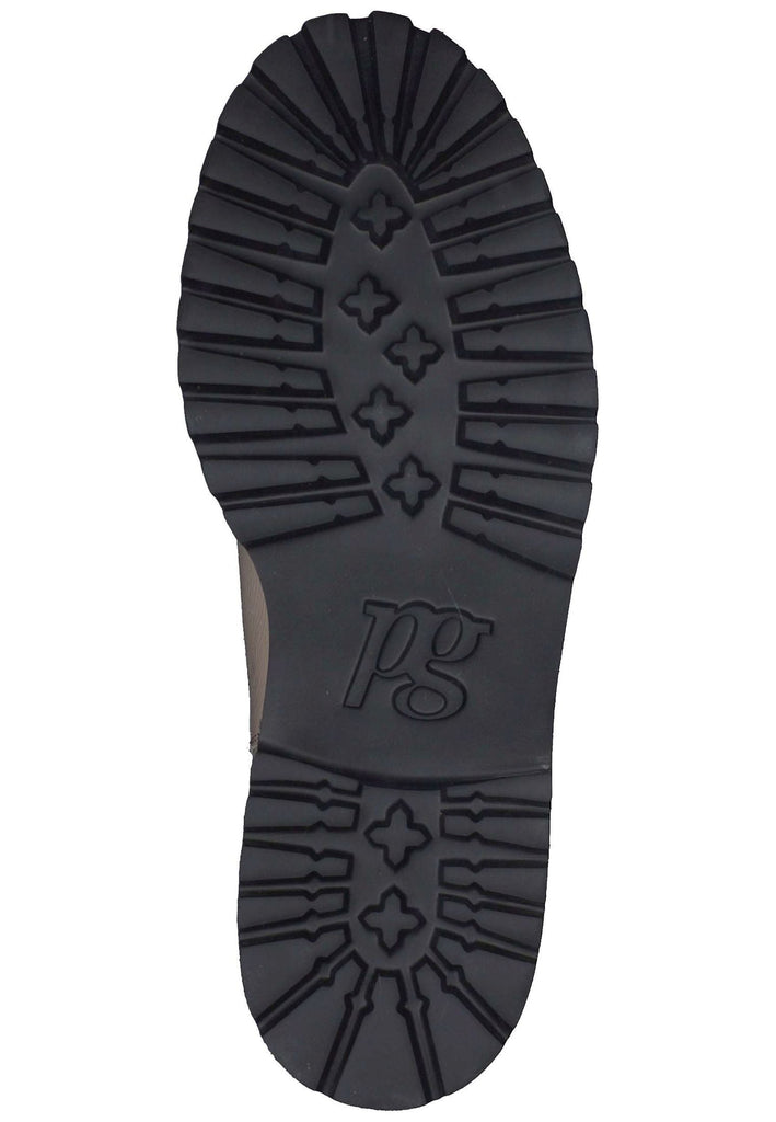 Paul Green Stiefelette Leder Beige Lack