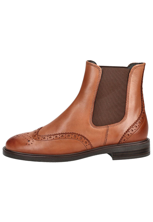 Paul Green Stiefelette Leder Cognac