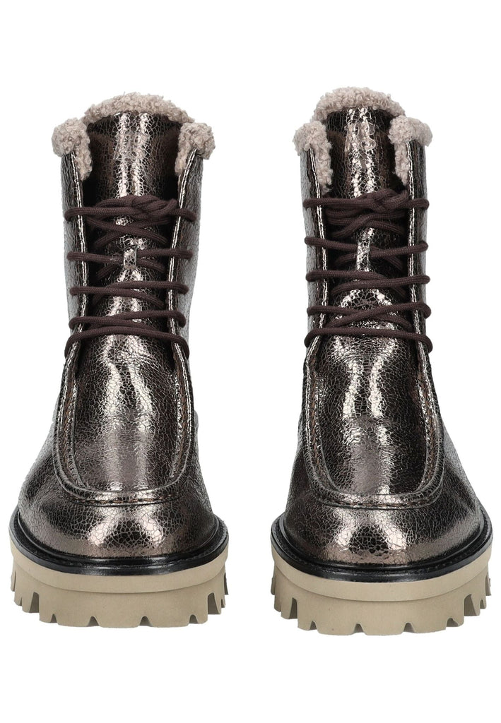 Paul Green Stiefelette Leder Erde Warmfutter