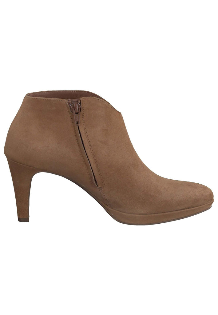 Paul Green Stiefelette Leder Mittelbraun