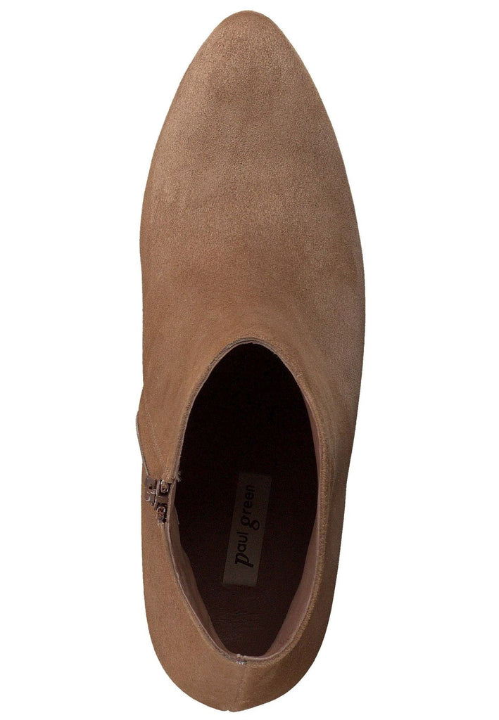 Paul Green Stiefelette Leder Mittelbraun