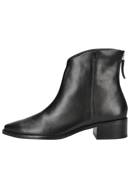 Paul Green Stiefelette Leder Schwarz