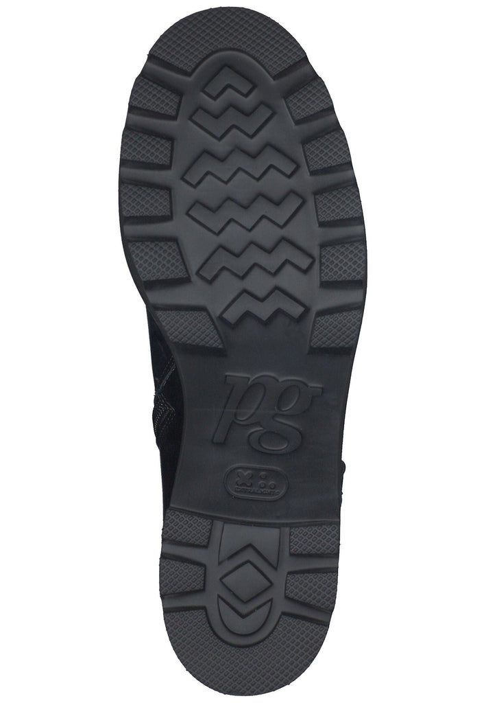 Paul Green Stiefelette Leder Schwarz Lack