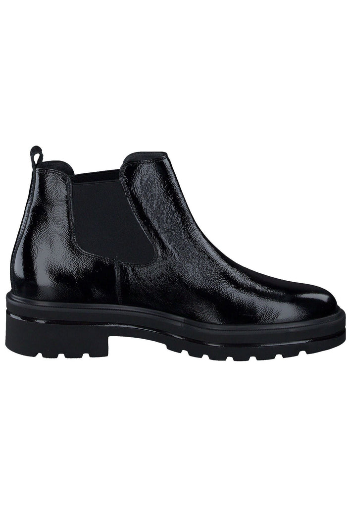 Paul Green Stiefelette Leder Schwarz Lack