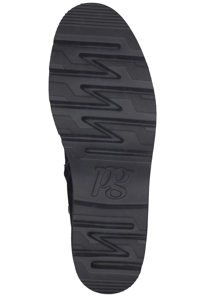 Paul Green Stiefelette Leder Schwarz Lack