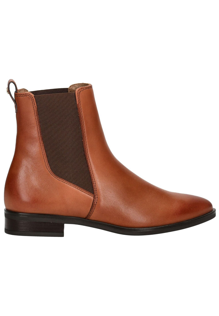 Paul Green Stiefelette Leder/Textil Cognac