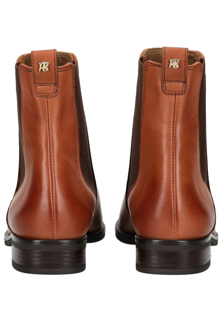 Paul Green Stiefelette Leder/Textil Cognac
