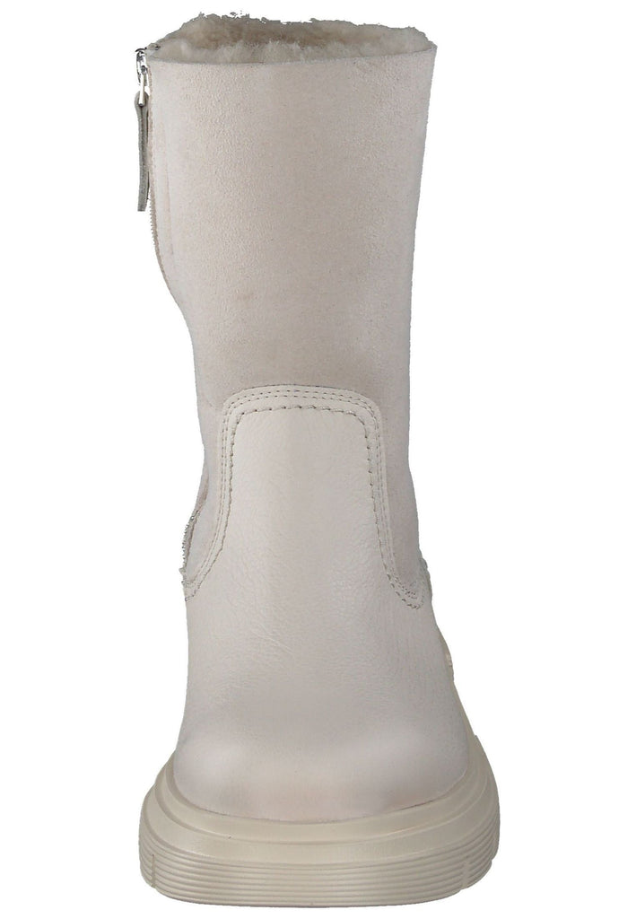 Paul Green Stiefelette Leder/Textil Hellbeige Warmfutter