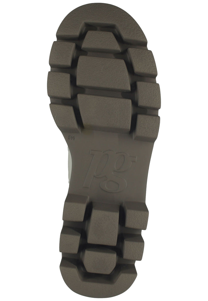 Paul Green Stiefelette Leder/Textil Hellgrau