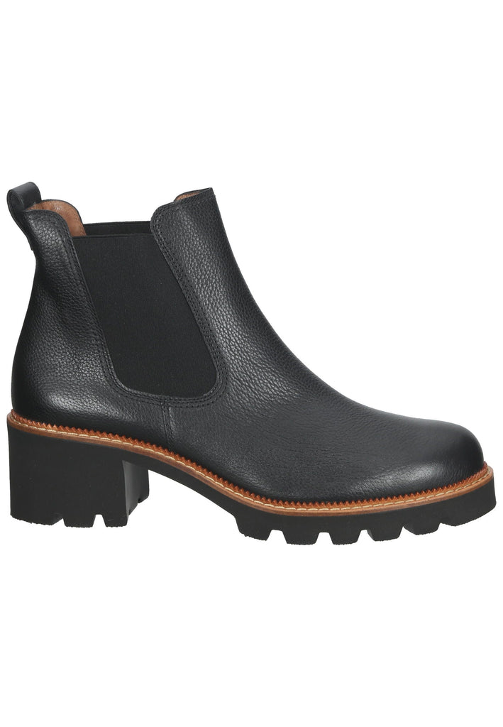 Paul Green Stiefelette Leder/Textil Schwarz