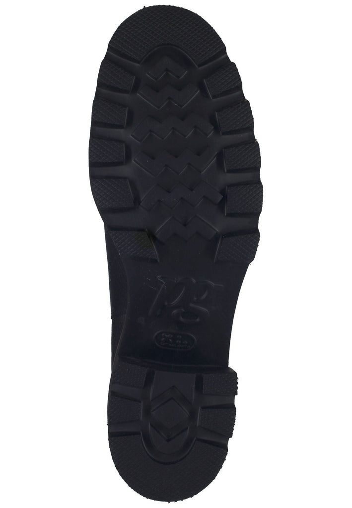 Paul Green Stiefelette Leder/Textil Schwarz