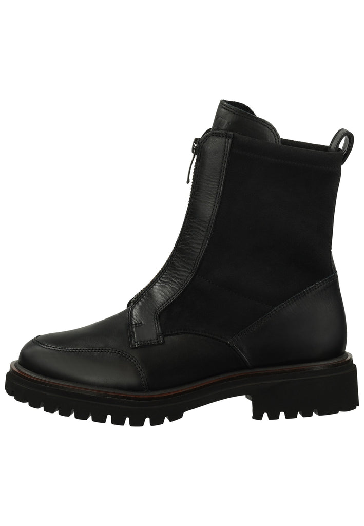 Paul Green Stiefelette Leder/Textil Schwarz