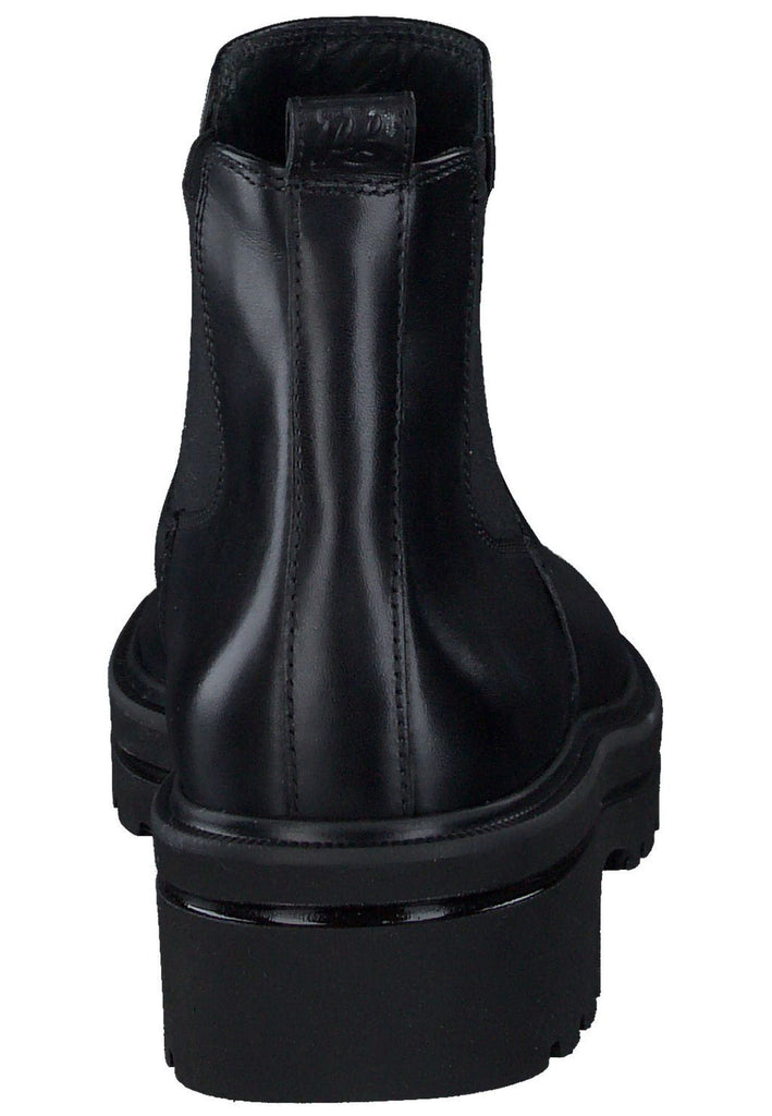 Paul Green Stiefelette Leder/Textil Schwarz